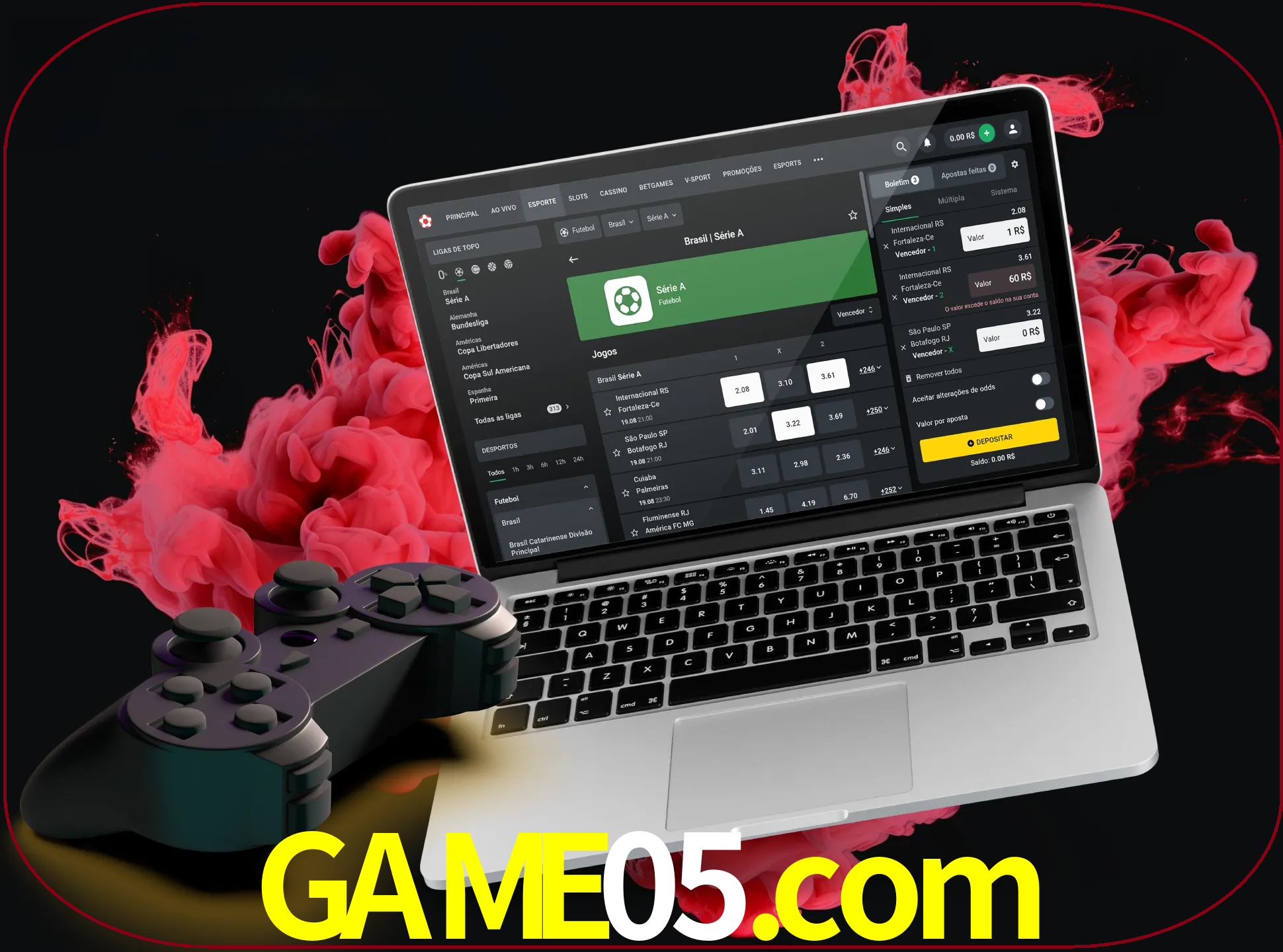 Visite a secção especial de jogos de vídeo em game05 para descobrir em que jogos pode apostar e ganhar muito dinheiro.