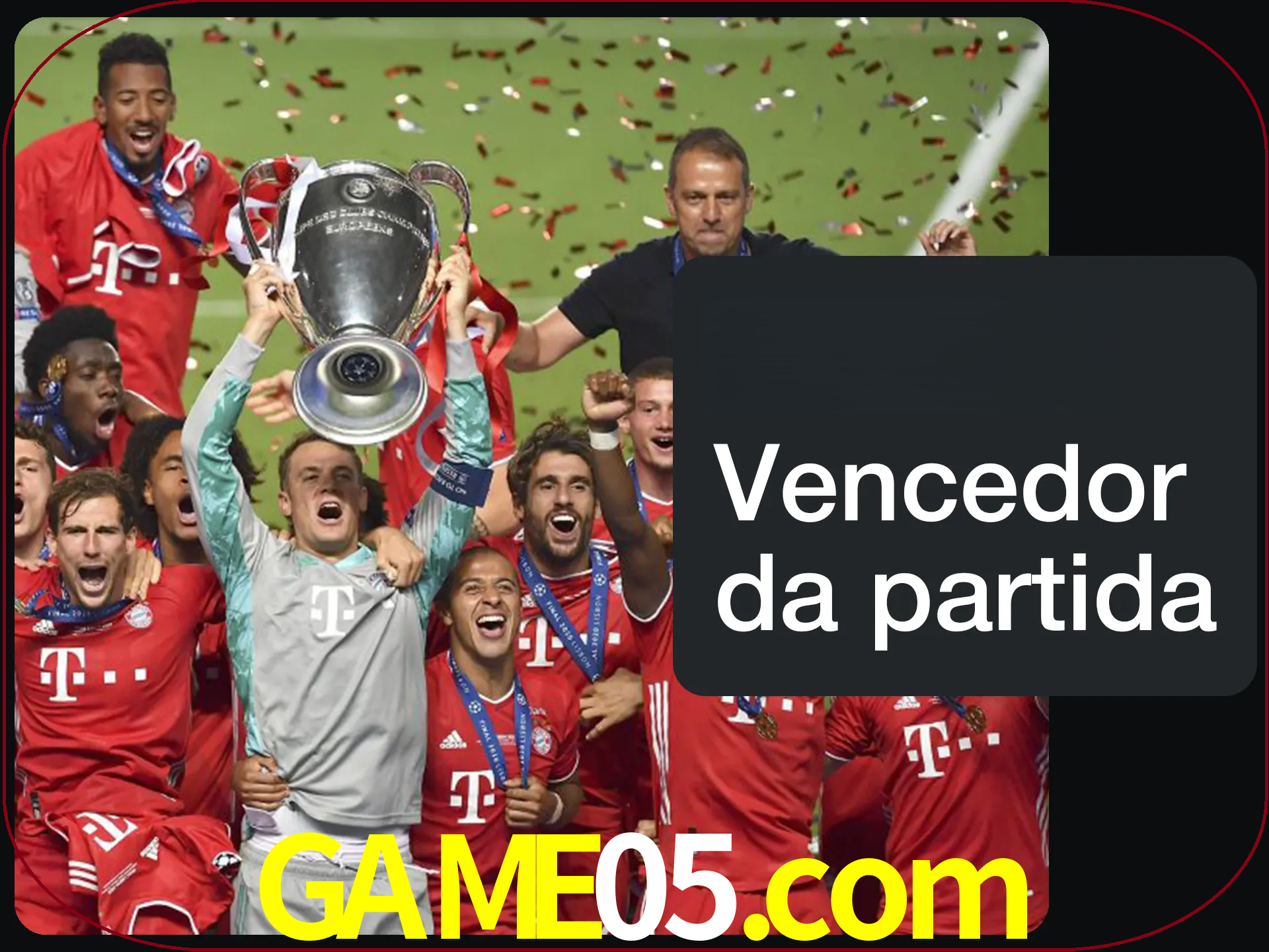 Aposte no vencedor e ganhe uma grande quantia de dinheiro.